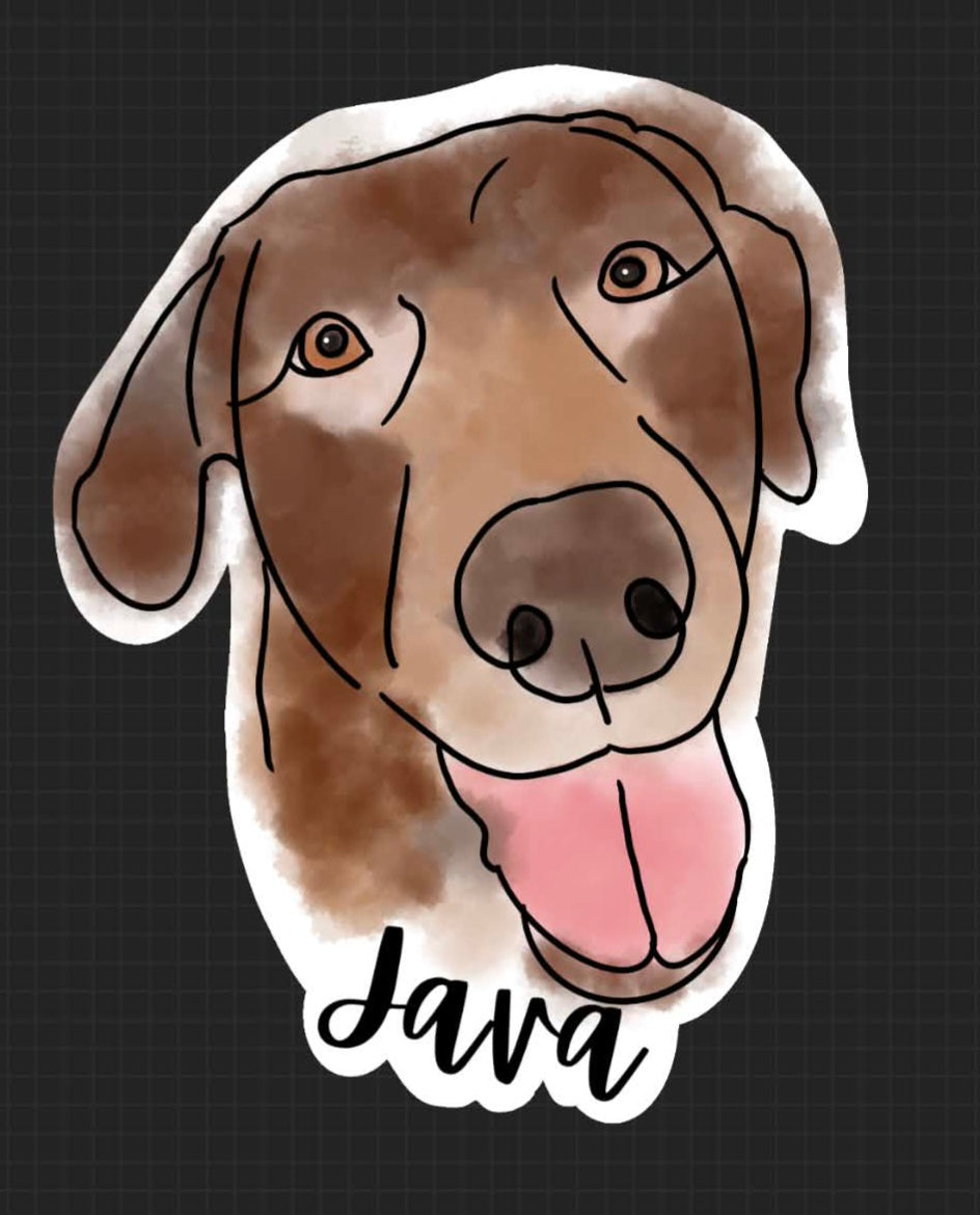 🐾 Custom Pet Sticker + Magnet Bundle